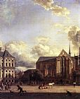 Dam Square, Amsterdam by Jan van der Heyden